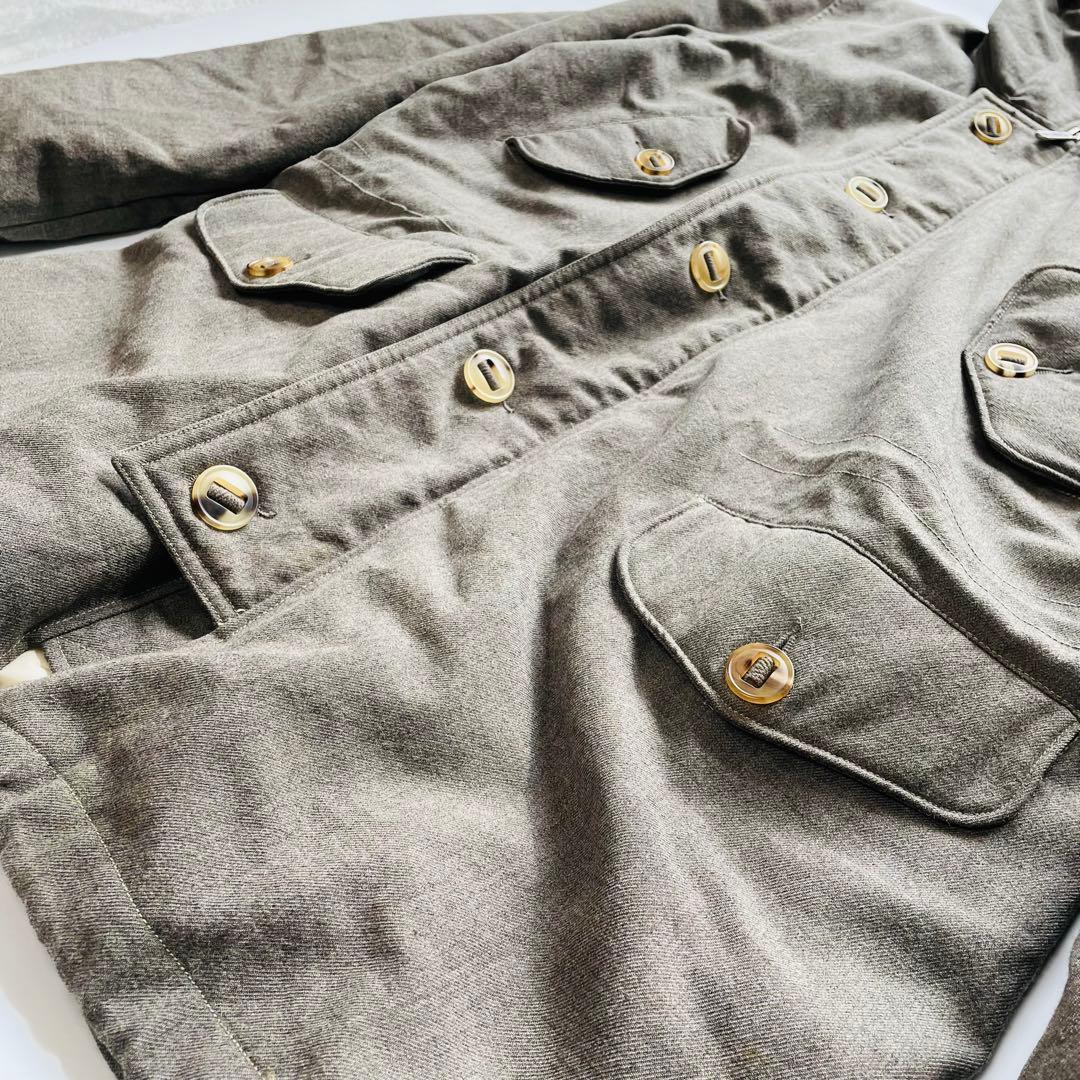 マーガレットハウエル MHL. フィッシュテール モッズコート フーディー L