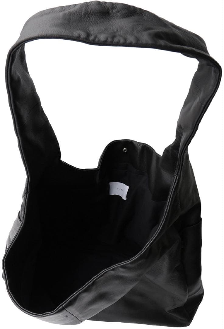 ssstein LEATHER SHOULDER BAG シュタイン レザー 黒
