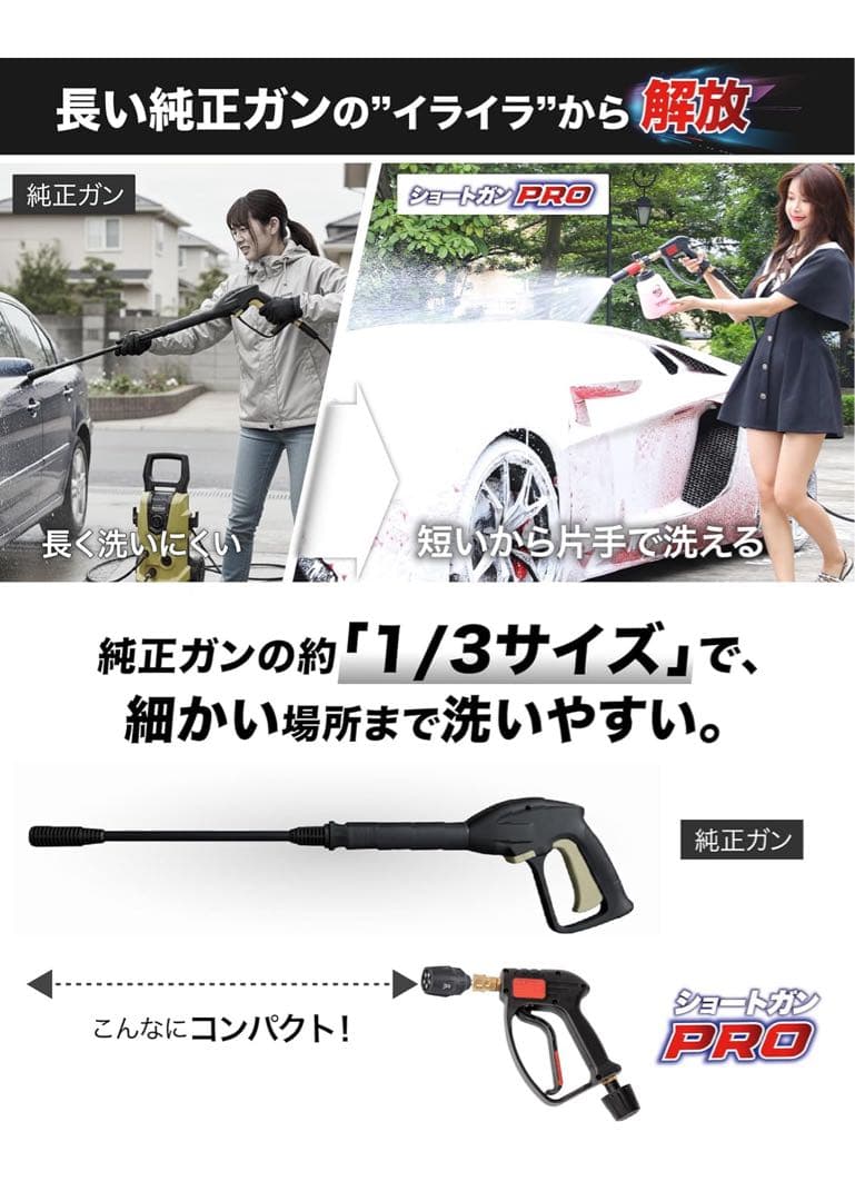 【美品】MJJC ショートガン PRO & FOAM CANNON Sセット