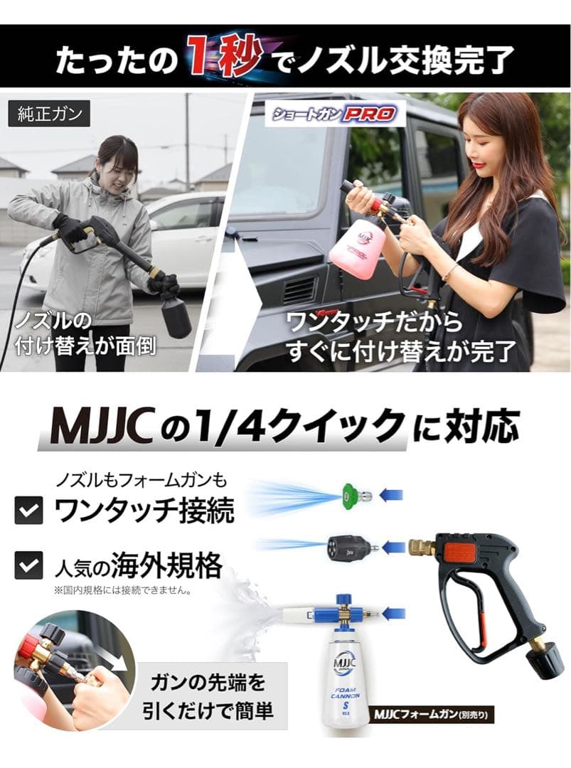 【美品】MJJC ショートガン PRO & FOAM CANNON Sセット
