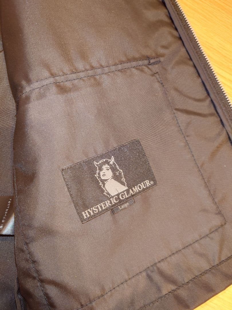 HYSTERIC GLAMOUR ナイロンジャケット ブラック