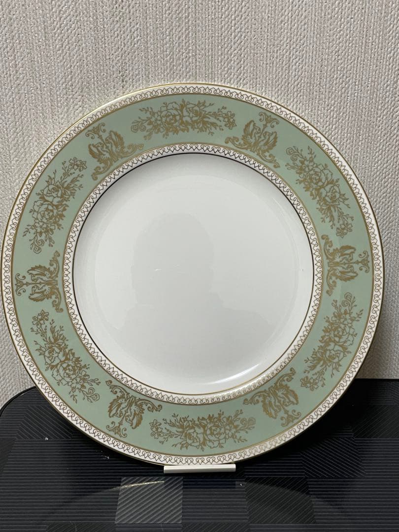 ウェッジウッド　コロンビアセージグリーン　ディナープレート27.5cm
