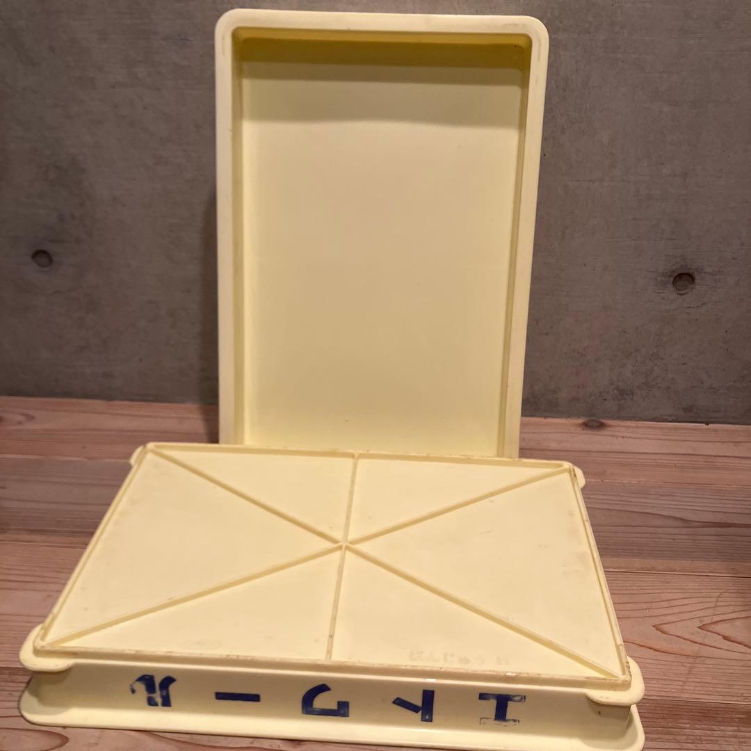 ばんじゅう クリーム 番重　コンテナ　120個　業務用　店名入　レトロ　直接引取