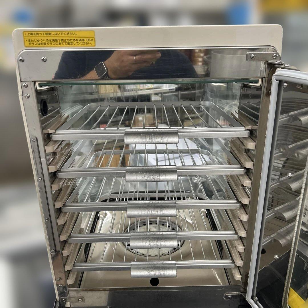 6743②日本ヒーター機器 中華まん スチームマスター MJ45SA 業務用