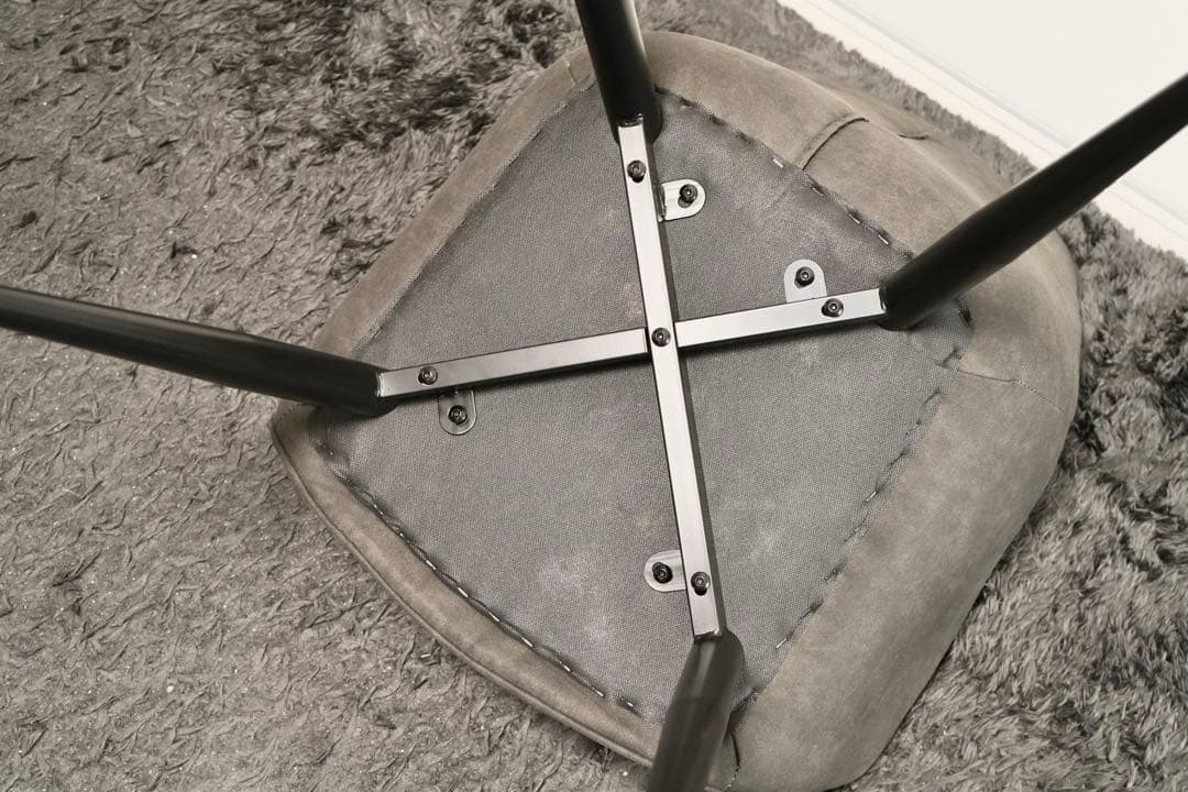 【NOCE】グレー SDR2802 アームチェア