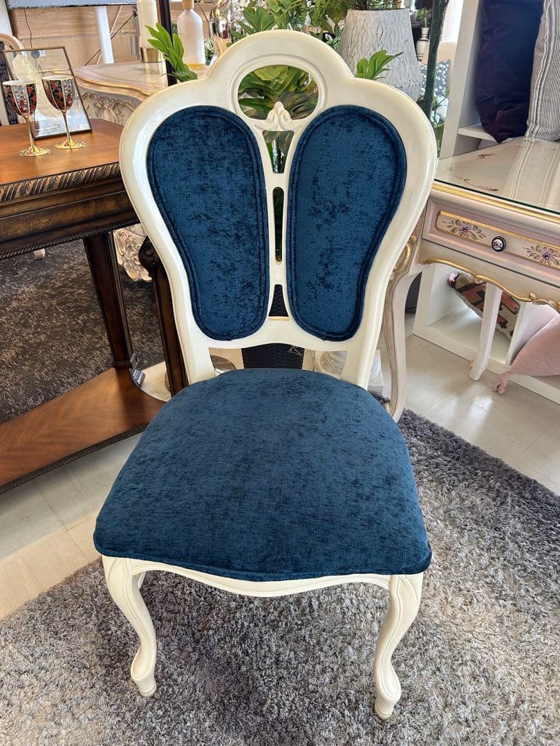 ロココ調スタイル 猫足チェアB