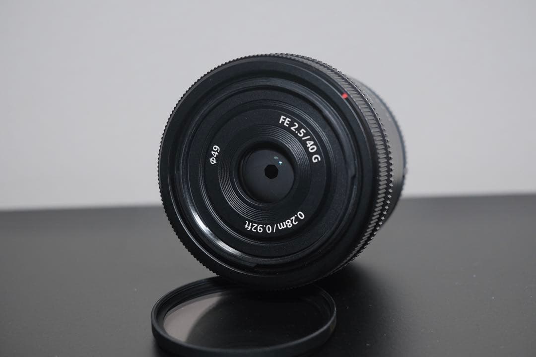FE40mmF2.5G SONY レンズフィルター付き