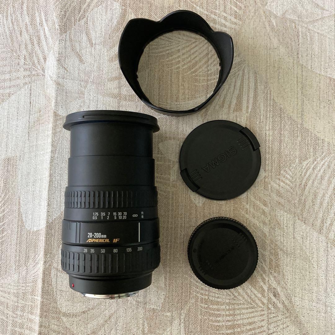 レンズ(ズーム) SIGMA AF-MF ZOOM LENS 28-200mm F3.5-5.6