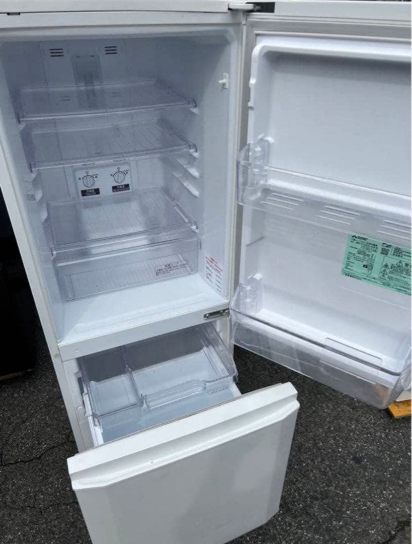 2017年式 146L 三菱 冷蔵庫 MR-P15EA-KW