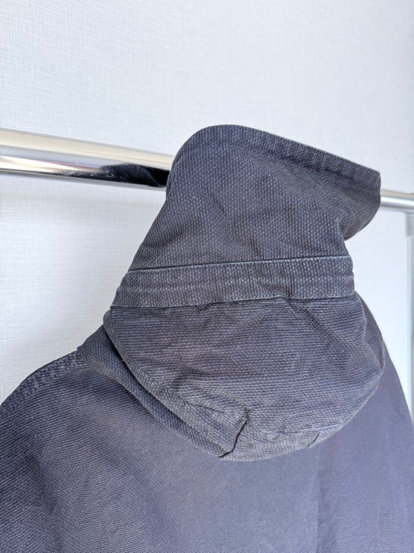 ネイビー フード付きモッズコートMOMOTAROJEANS桃太郎ジーンズコート