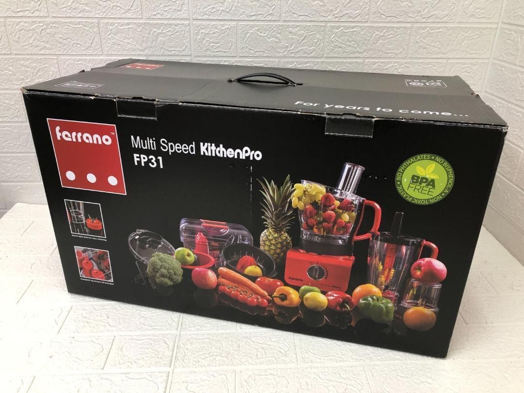 山本電気 フェラーノ キッチンプロ フードプロセッサー FP31R