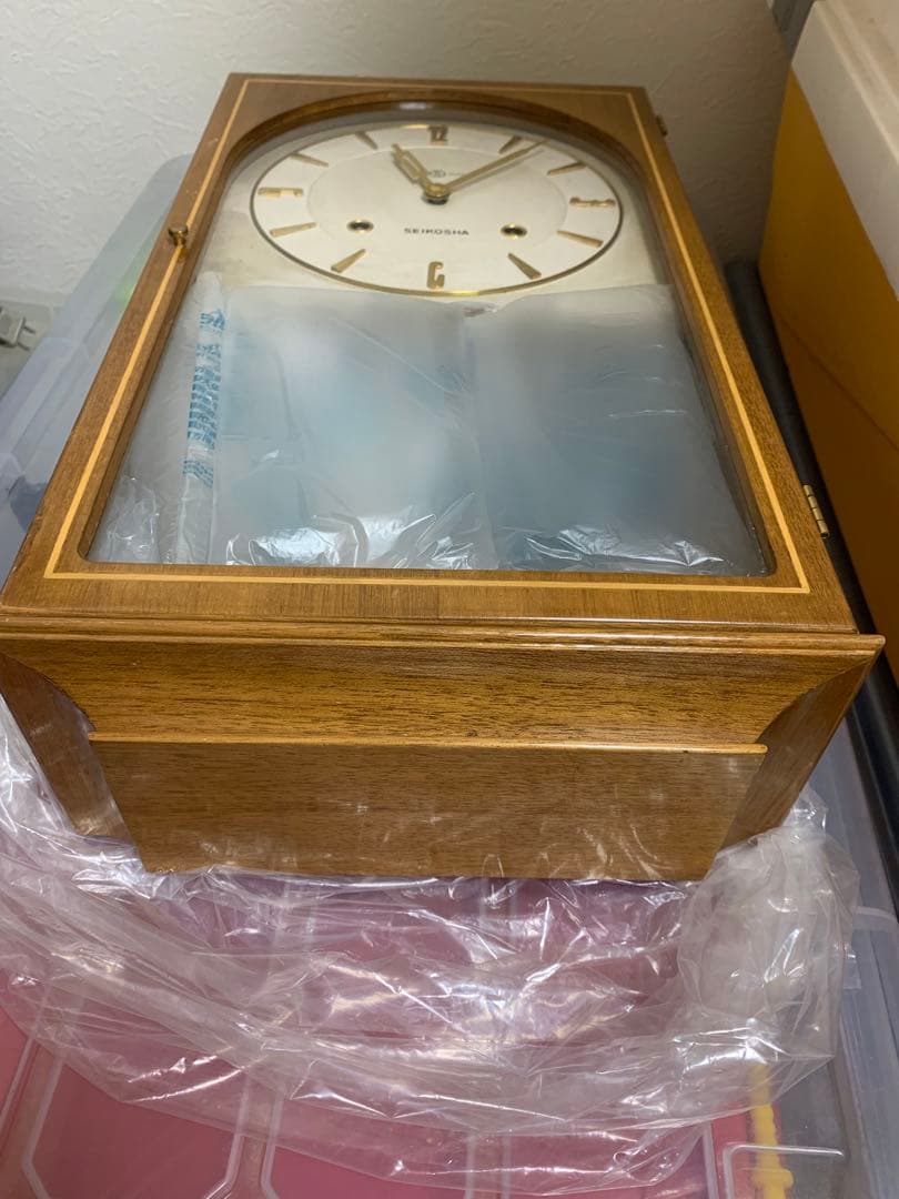 【期間限定お値下げ】 SEIKOSHA 掛け時計 創立30周年　野村證券 記念品