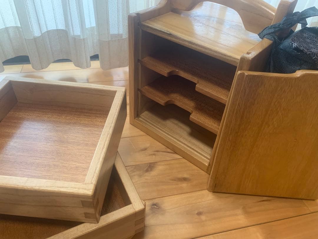 ✨桐✨オカモチ、お針箱、小物収納箱＊箸箱付【MUKU】職人作品一点物