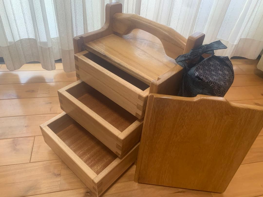 ✨桐✨オカモチ、お針箱、小物収納箱＊箸箱付【MUKU】職人作品一点物