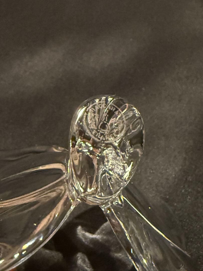 バカラ 　 蝶 　ラッキーバタフライ　クリアオブジェ 　置物　baccarat