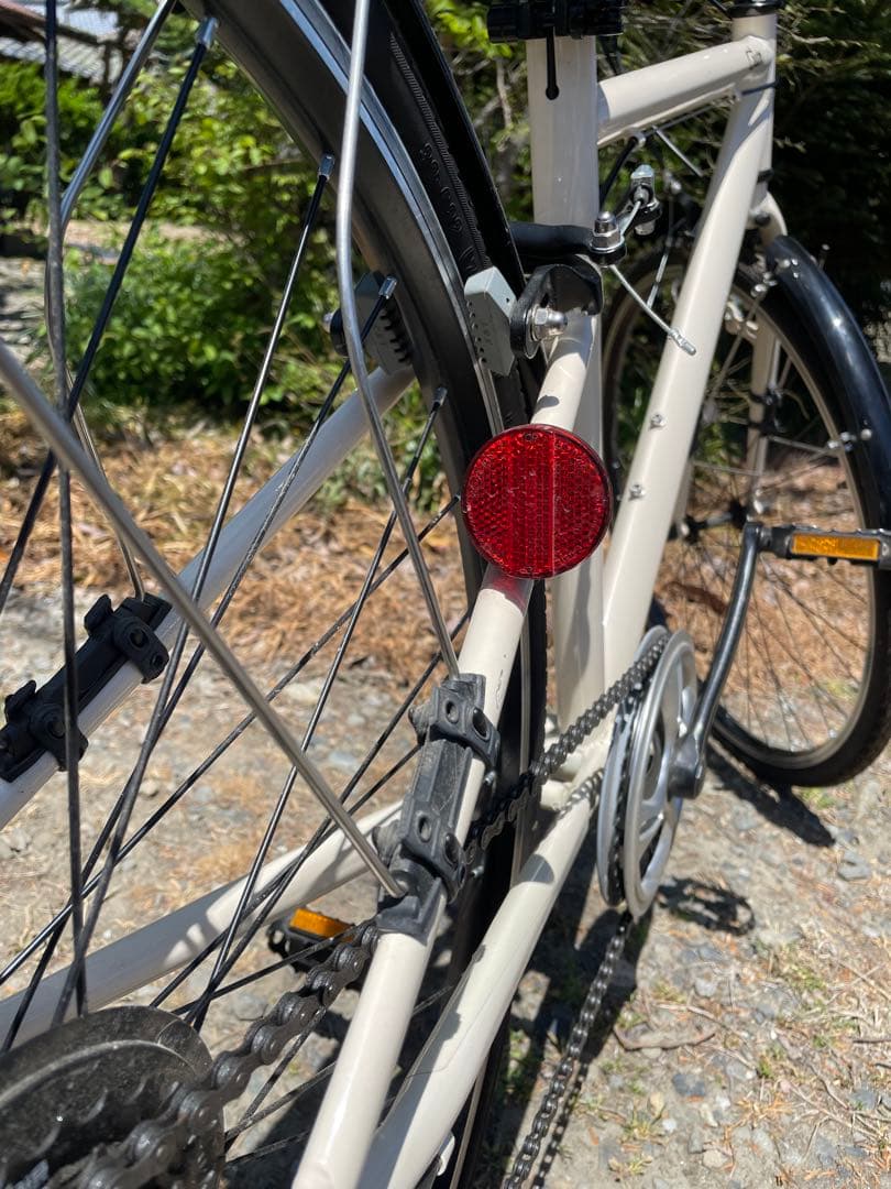 ホワイト クロスバイク Cream Cross