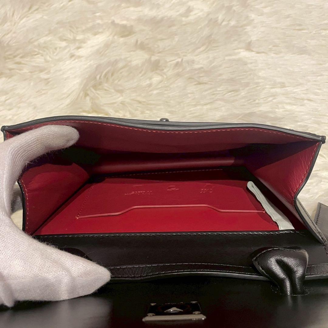 Off-White ジットニー 2way ハンドバッグ ショルダーバッグ 黒