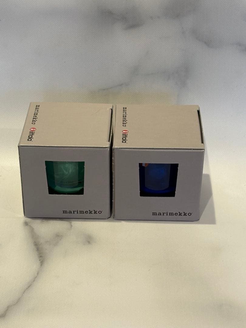 イッタラkivi 60mmライトグリーン・ウルトラマリンブルー　廃盤色2個セット