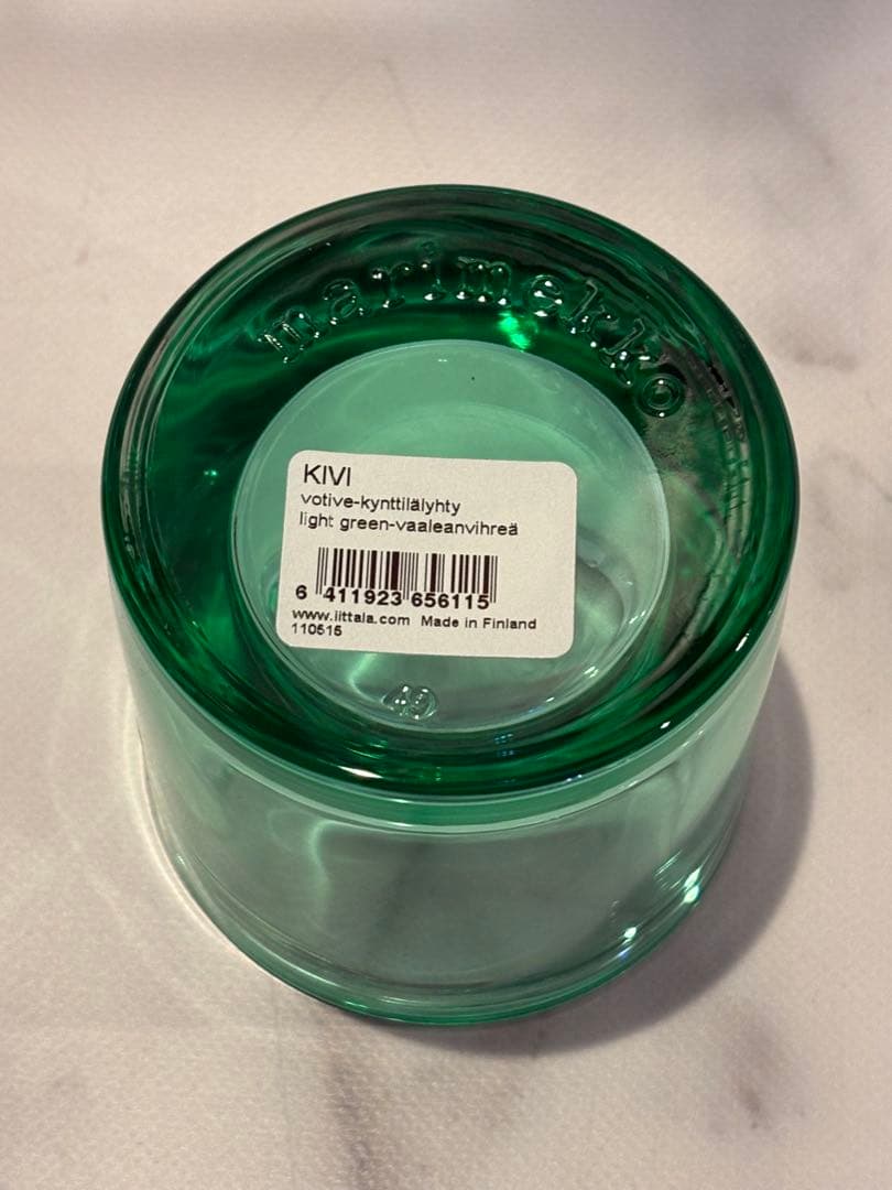 イッタラkivi 60mmライトグリーン・ウルトラマリンブルー　廃盤色2個セット