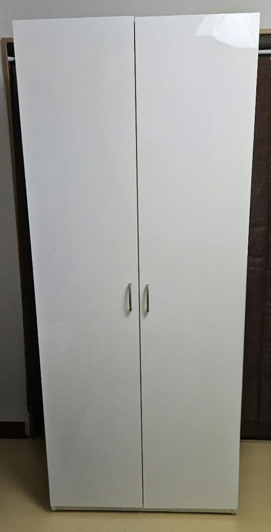 ニトリ ポルテ80cm幅 ホワイト ワードローブ