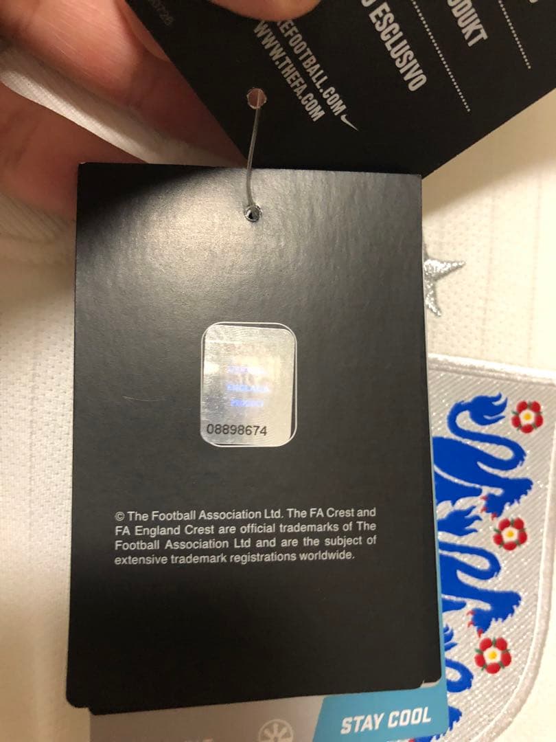 2014イングランド代表　スティーブン・ジェラード氏　ユニフォーム