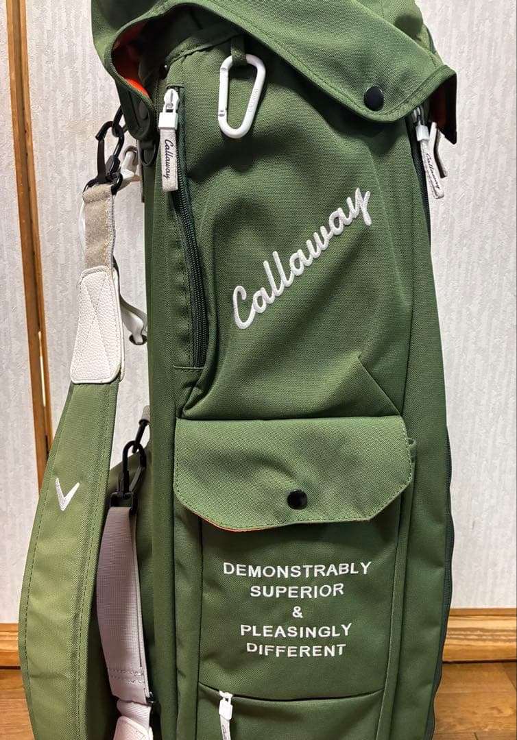 【美品処分】Callaway キャディバッグ オリーブグリーン