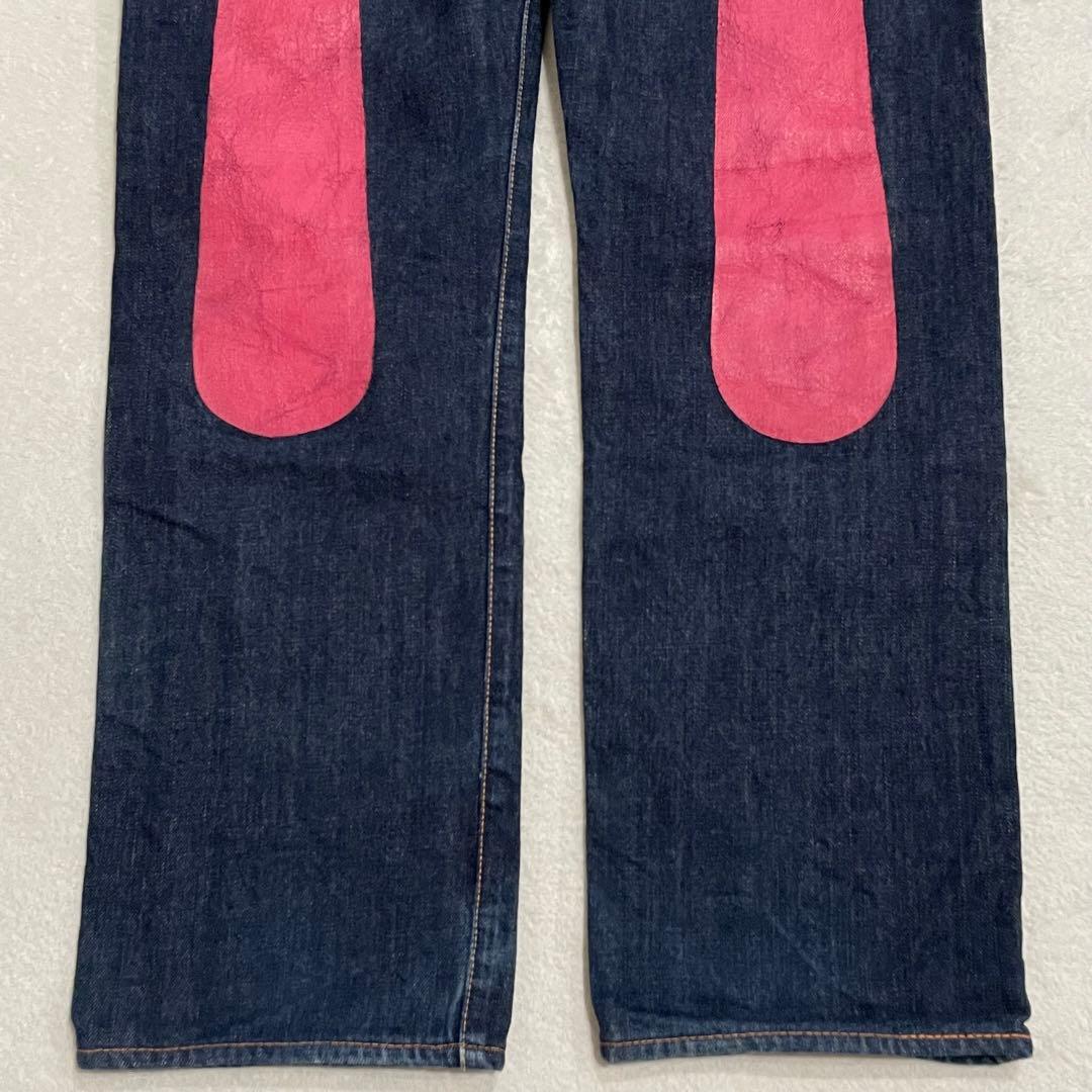 エヴィス　ビッグカモメ　デニム　ピンク　大黒　濃紺　赤耳　日本製　LOT2022