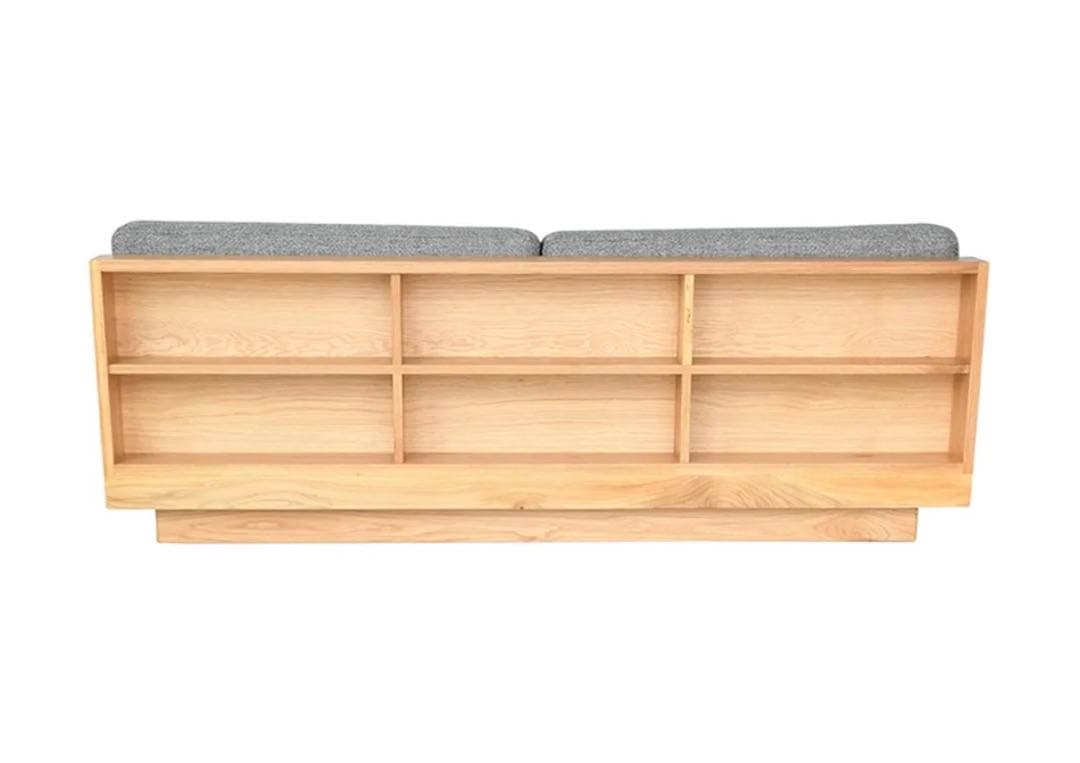 【価格交渉OK】WTW マリブソファ グレー オープンシェルフ付き