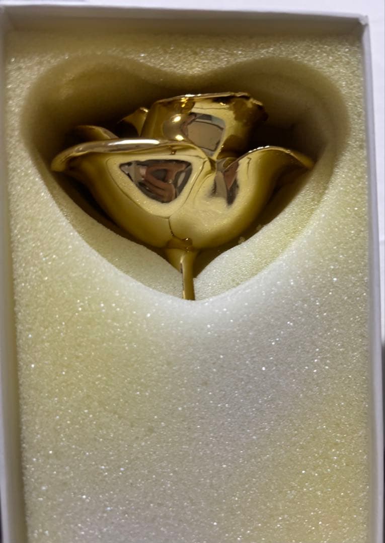 DEFAITH 金メッキ（1部24K） バラ 置物