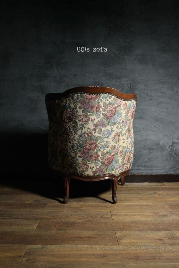 首都圏送無料〜80's アンティークソファ コレクターコンディション花柄 ソファ