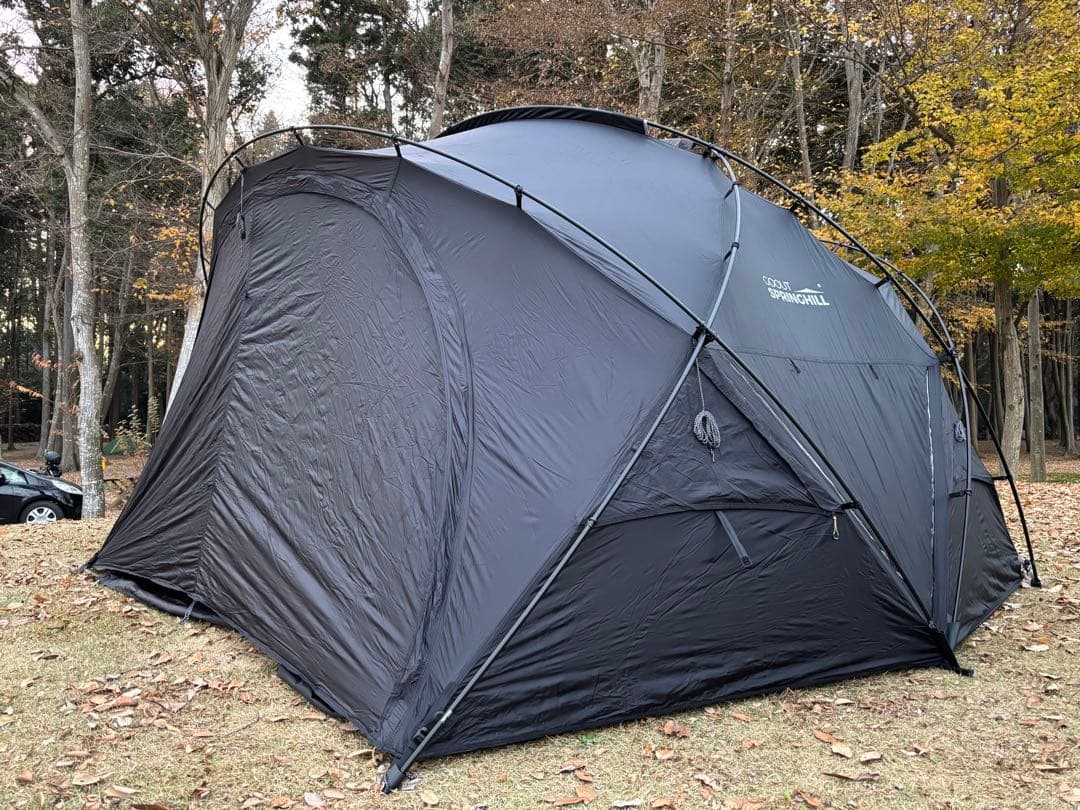 Springhill 崑崙Pro3.0 ドームテント ブラック TPU幕付属