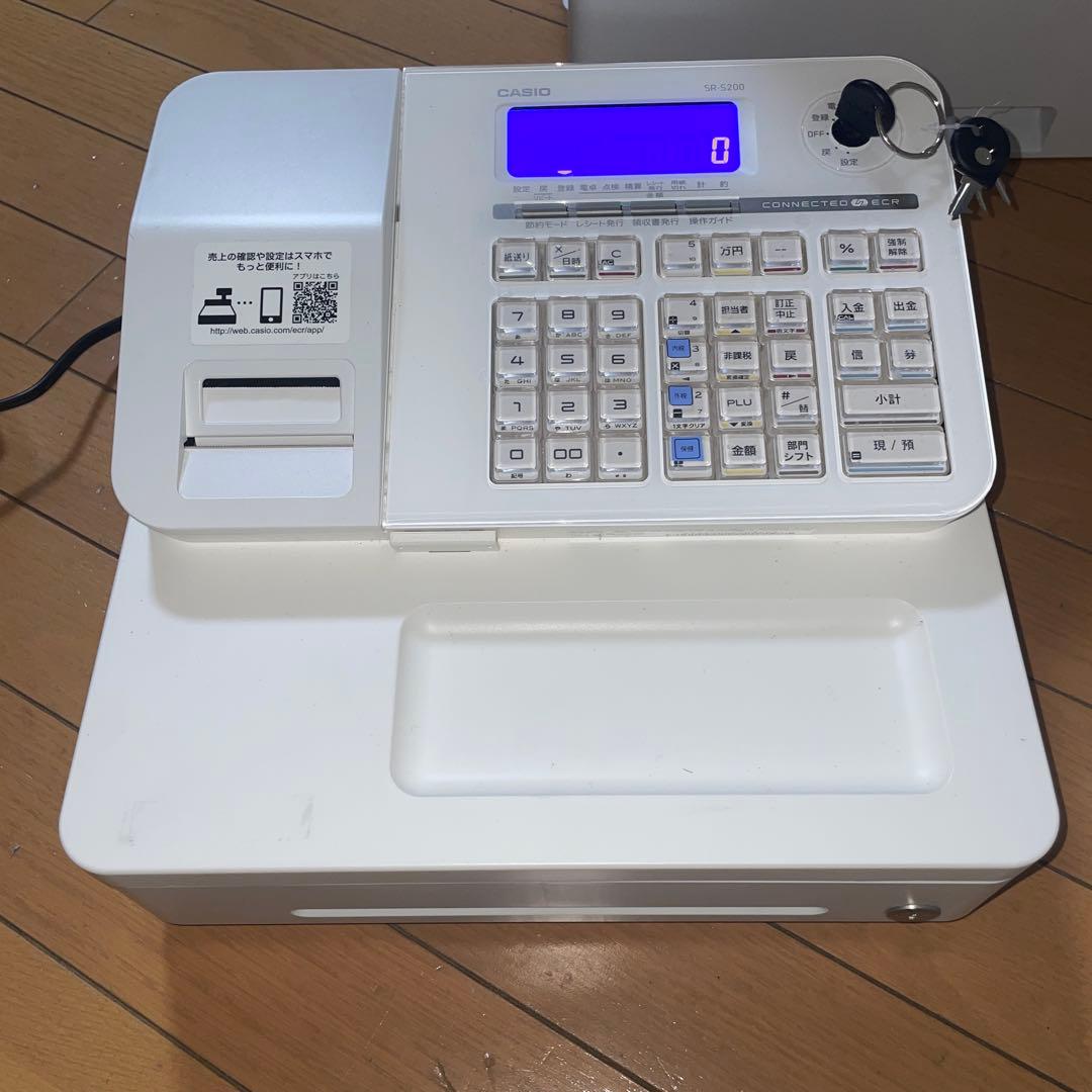 CASIO SR-S200-WE ホワイトレジスター
