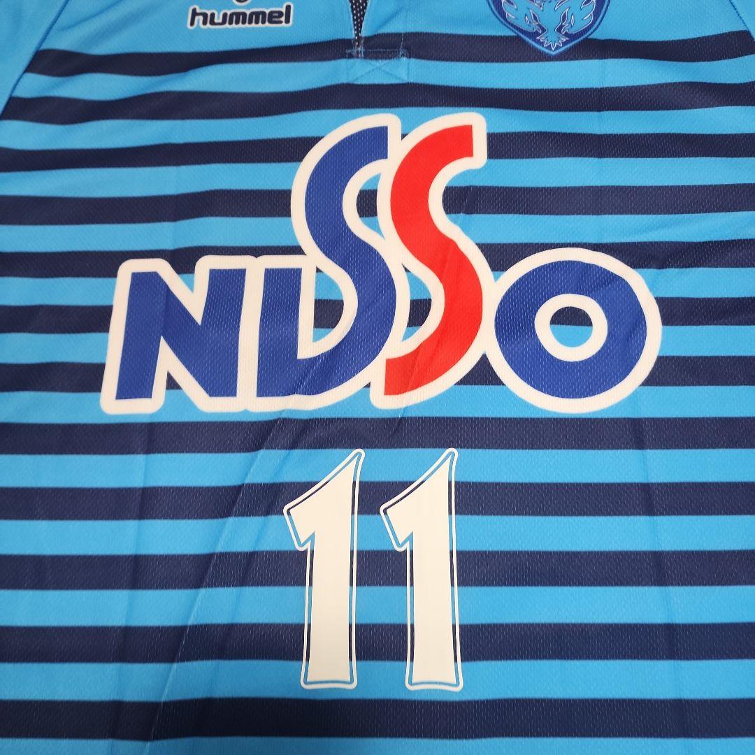 07-08 横浜FC ユニフォーム カズ 三浦知良 新品タグ&特典キーホルダー付