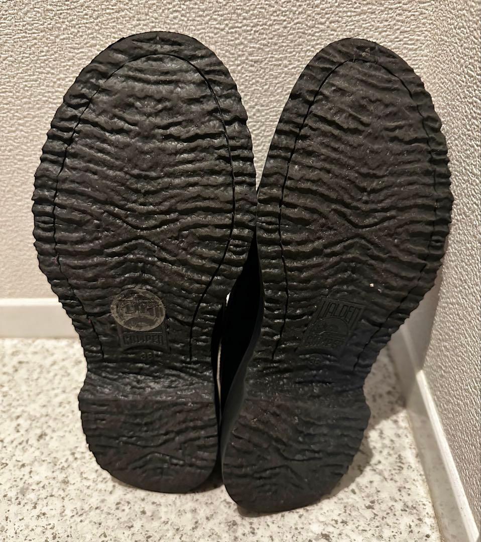 美品！CAMPER カンペール＊WALDENレザー ローファー ブラック　38