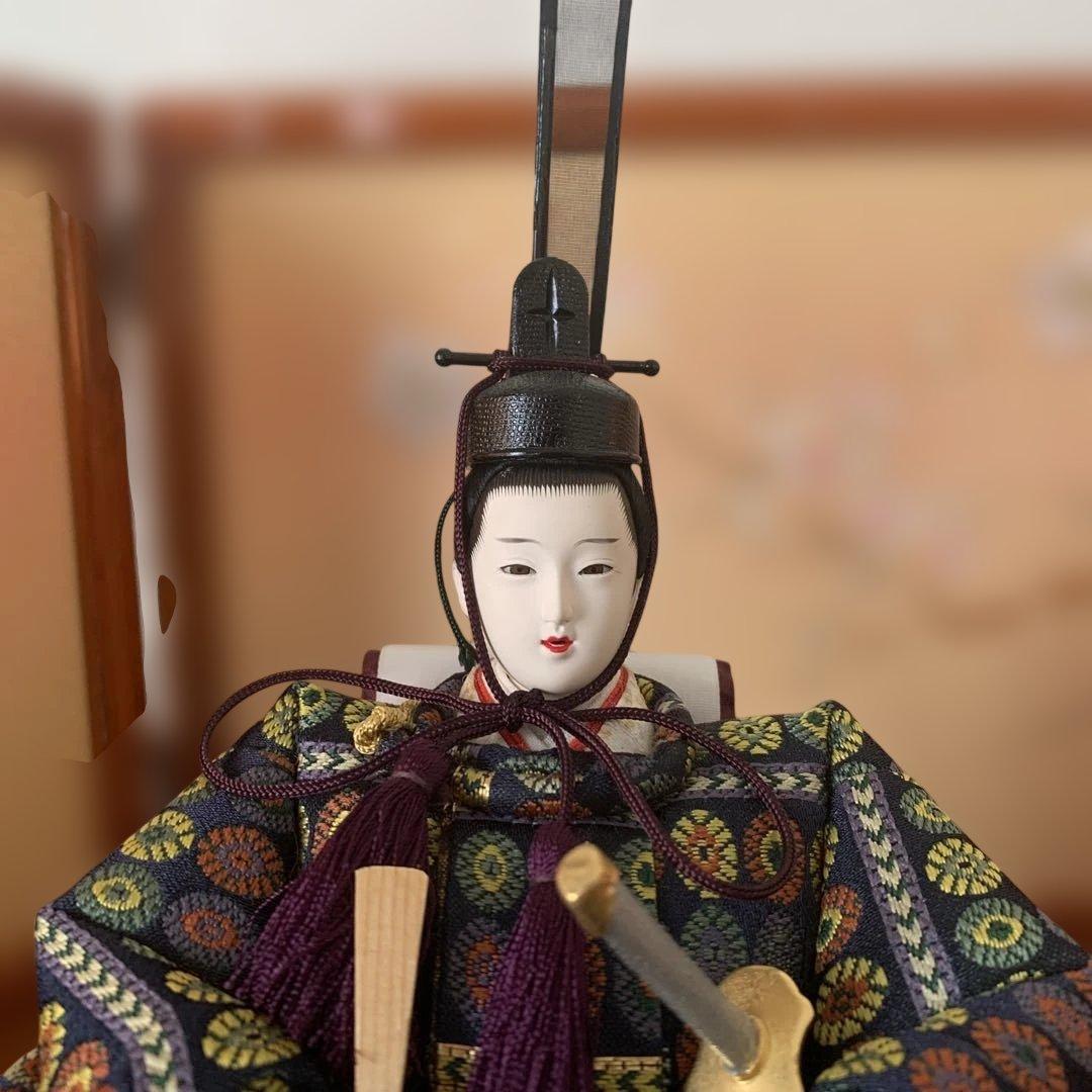 親王飾り　おひなさま　お雛様　収納飾り　ひな人形　雛人形
