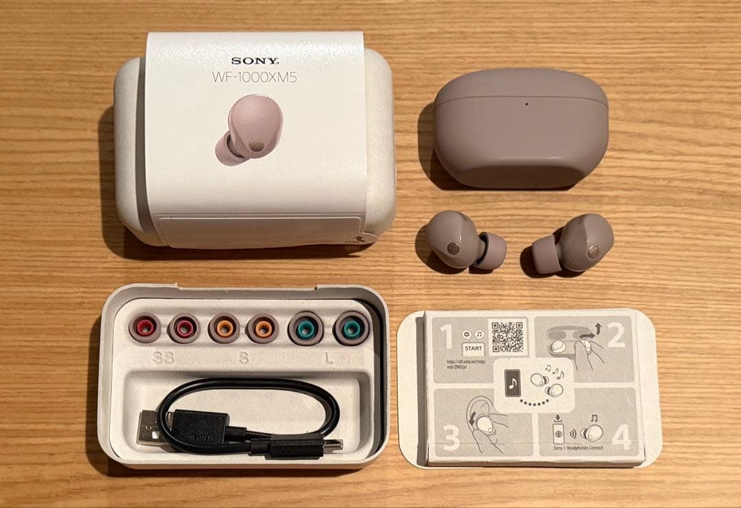 美品 SONY WF-1000XM5 スモーキーピンク