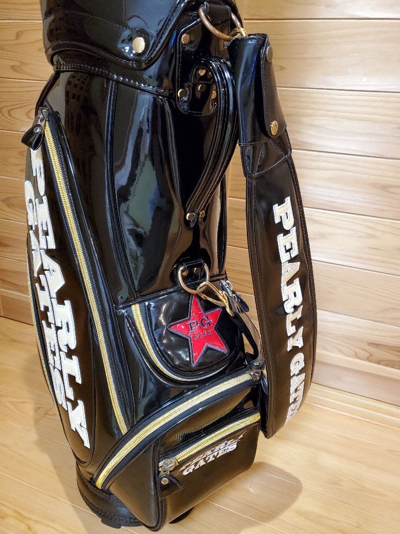 PEARLY　GATES　ゴルフバッグ　キャディバッグ ブラック　美品
