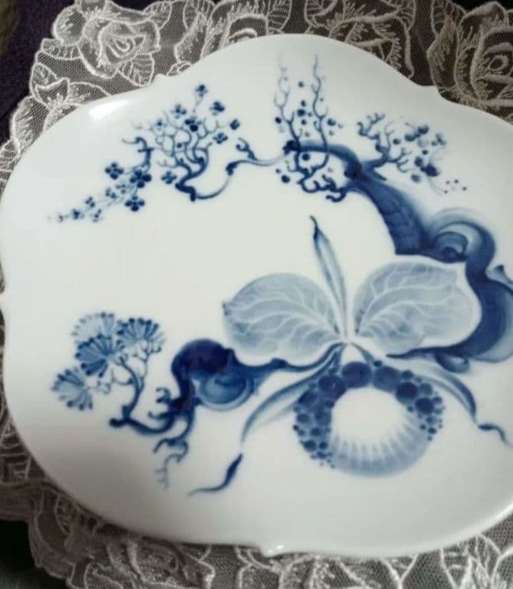 meissen　マイセンブルーオーキッド　プレート皿