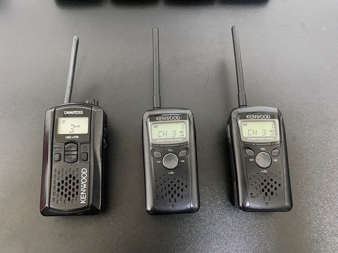 KENWOOD DEMITOS トランシーバー 3個セット