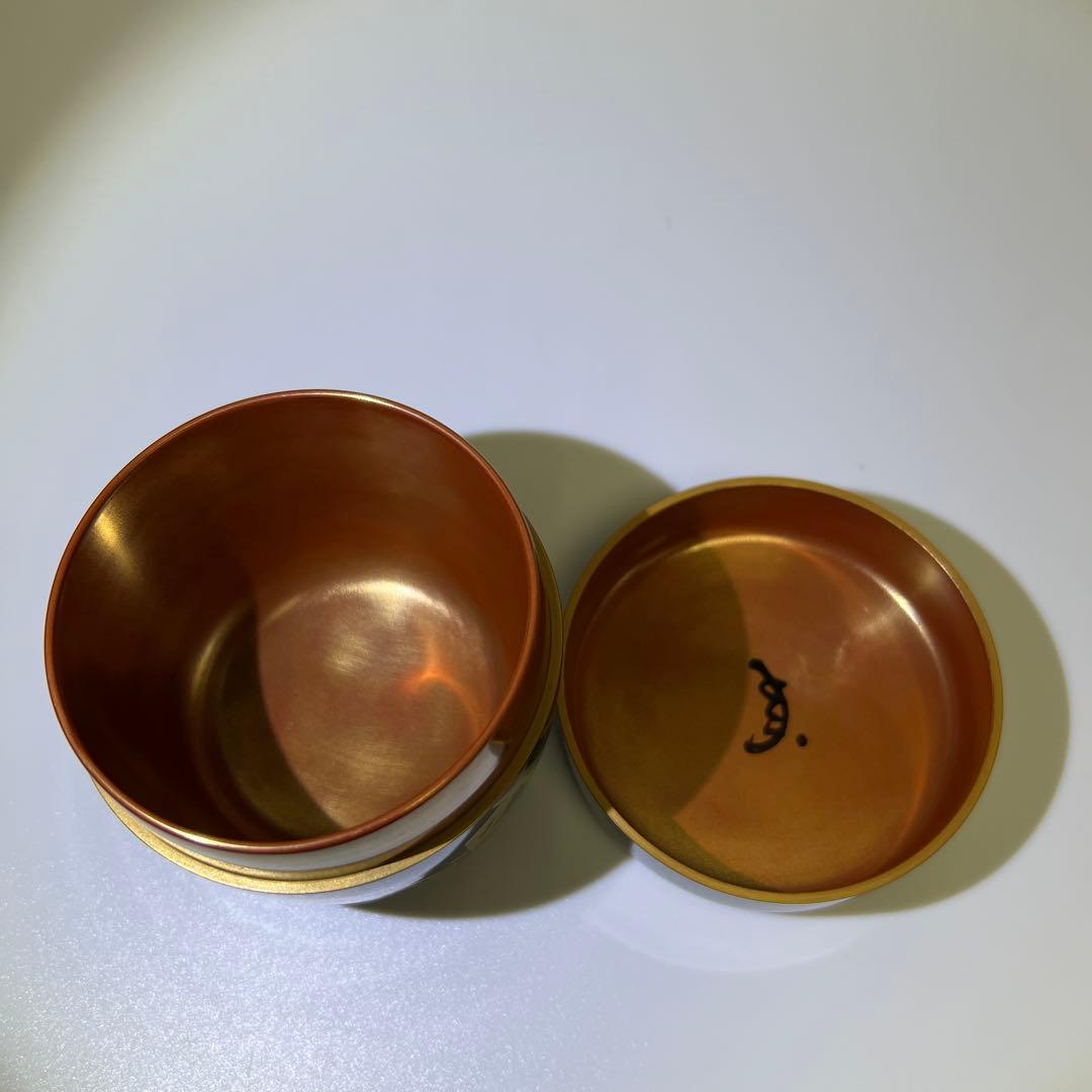 専用　即中斎書付有　内朱塗ウロコ鶴大棗　共二重箱　東Y8-0105☆1Fトトオオ