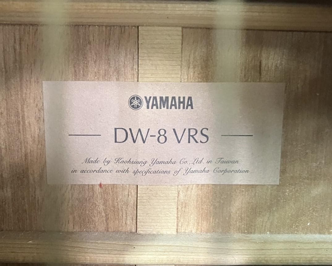 Yamaha　DW-8 VRS アコースティックギターとケースセット