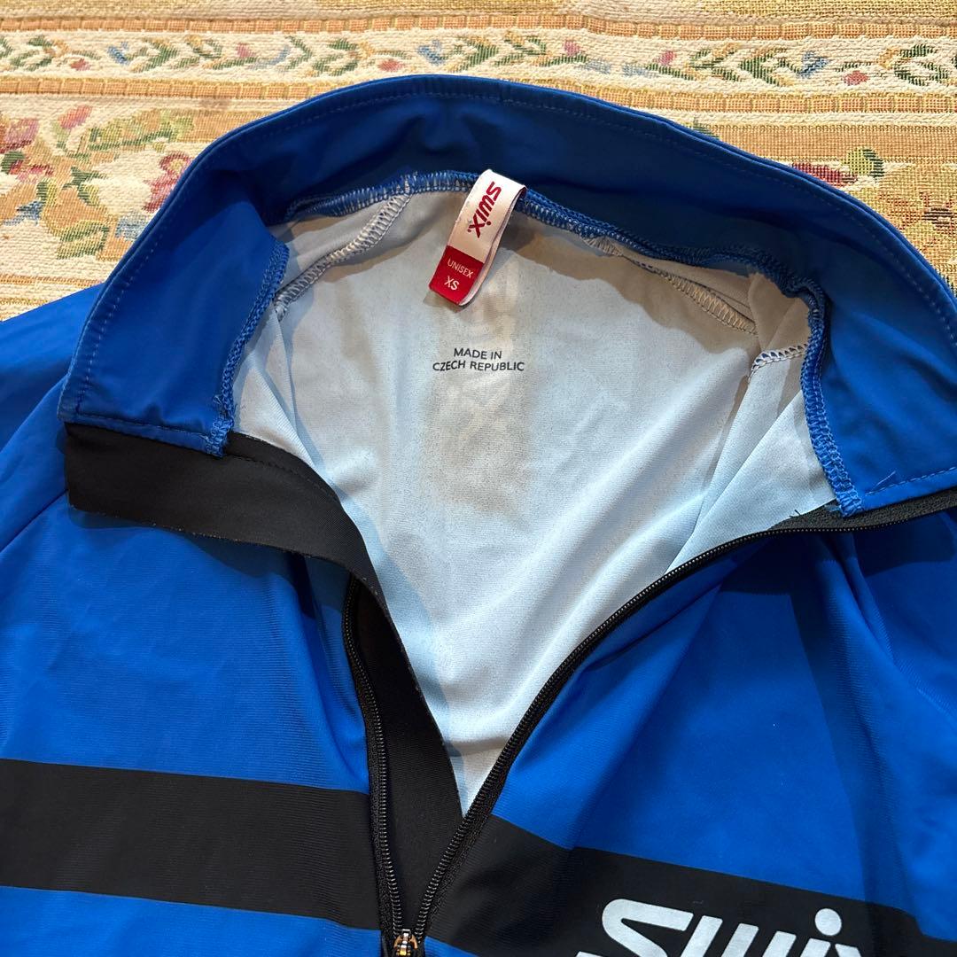swixクロスカントリースキーレーシングツーピース青色UNISEX XS