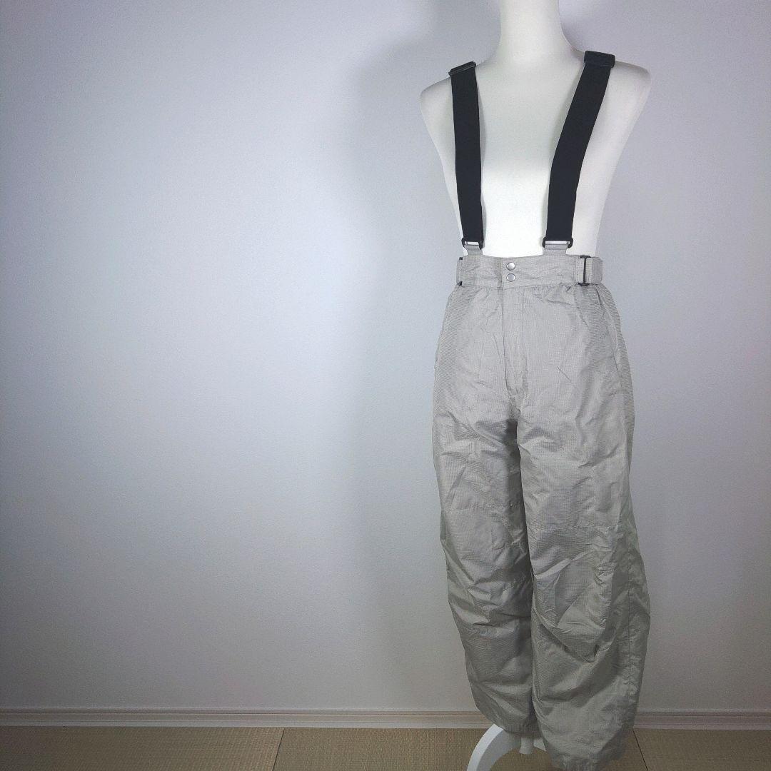 キッズ　子供　150cm　上下　男の子　スキーウェア　ネイビー　グレー　ニット帽