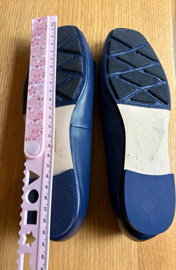 TORY BURCH ネイビー フラットシューズ