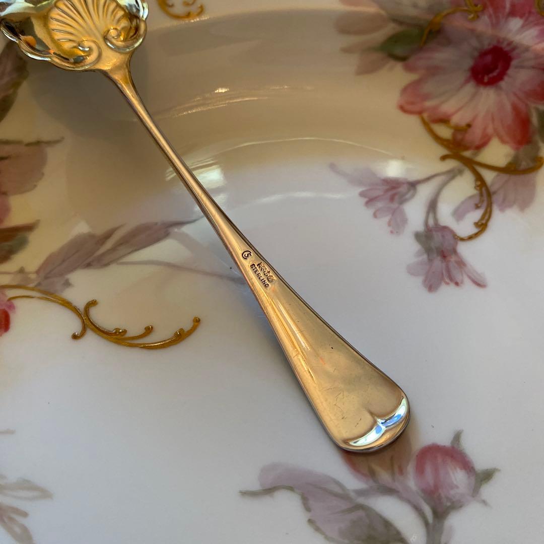 【Gorham／Dominick&Haff】純銀／アイスクリームスプーン 各２本