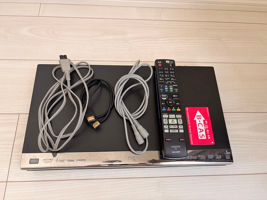 SHARP BD-W550 ブルーレイレコーダー 直接受取お値下げあり