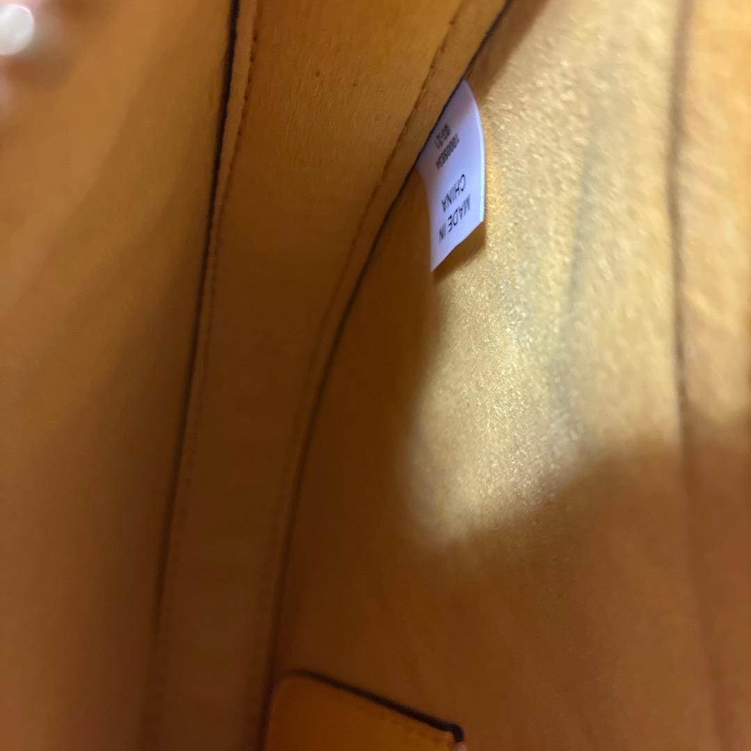 Nanaトリーバーチショルダーバッグ ベージュ/イエロー