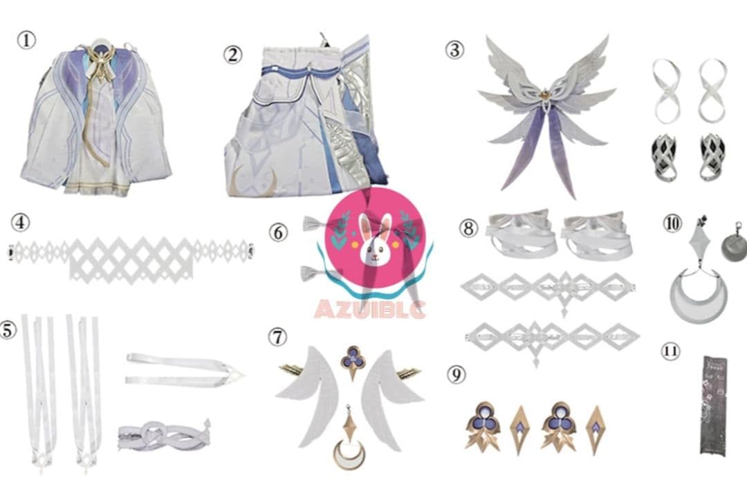 原神 コロンビーナ コスプレ Lサイズ 衣装 フルセット