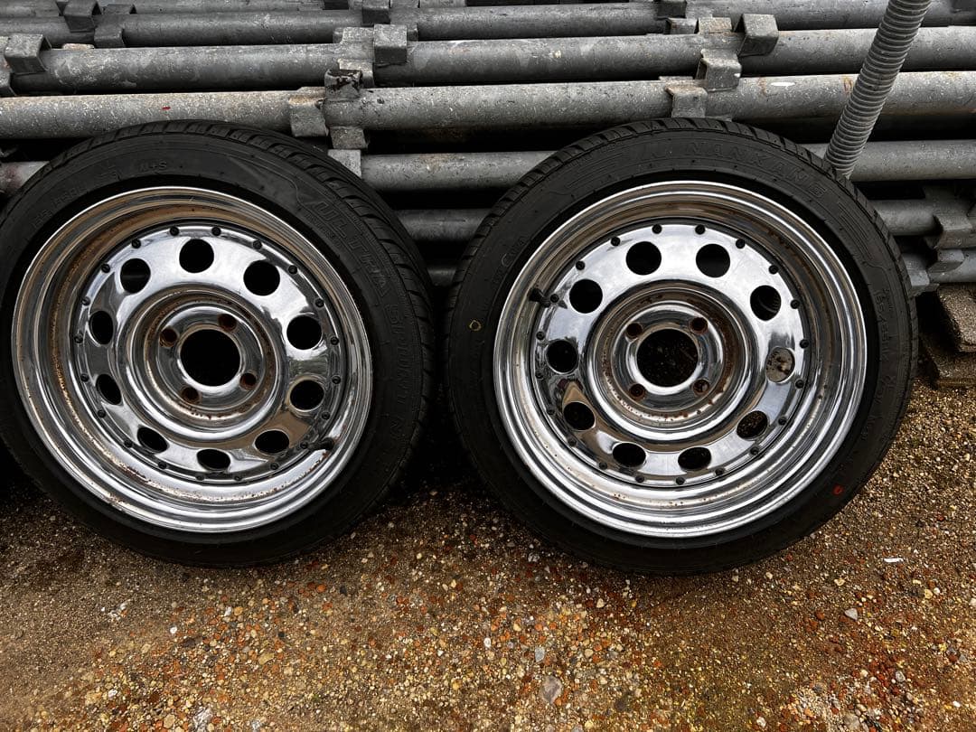 希少 CT&W スチールホイール 14インチ 6J＋30 PCD100 4穴