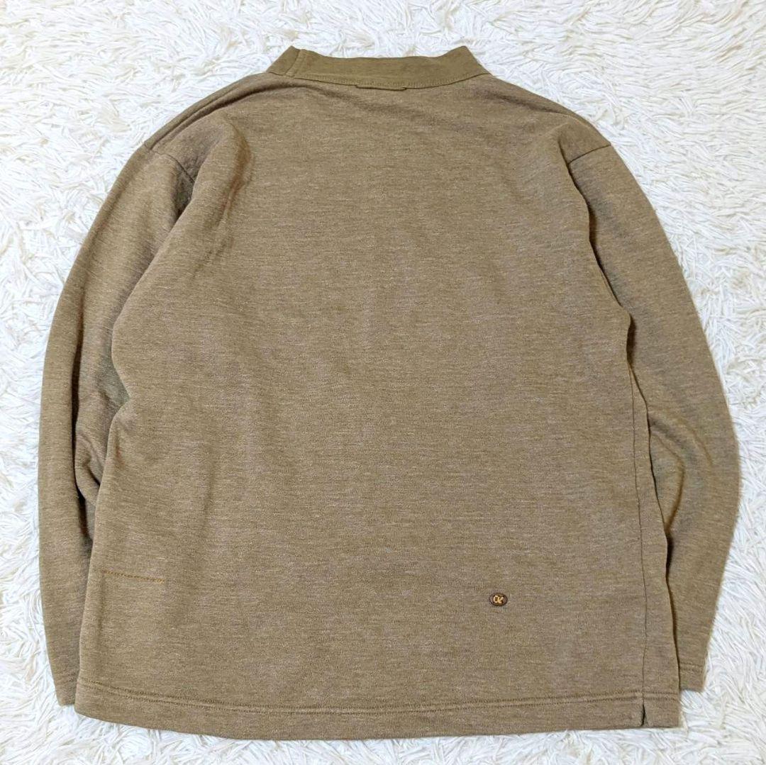 45R 裏毛deレイヤードロゴの908Tシャツ ベージュ M